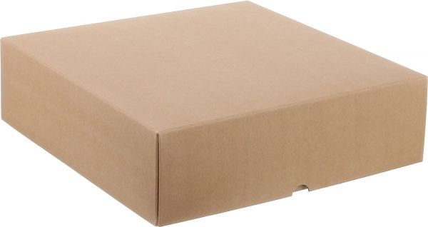 Коробка самозбірна крафт 30х30х9 см