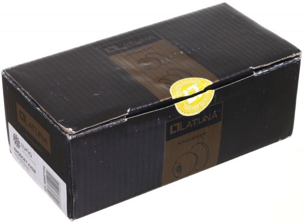 Кнобсет Latuna T-587 SBET ключ-фиксатор матовая латунь