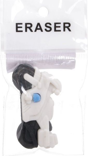 Гумка Мотоцикл білий