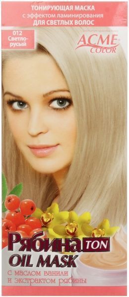 Тонуюча маска Acme Color Горобина №012 світло-русявий 30 мл