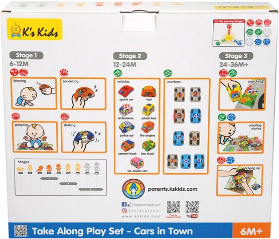 Ігровий набір K`s Kids 3D килимок Машинки в місті KA10665-GB