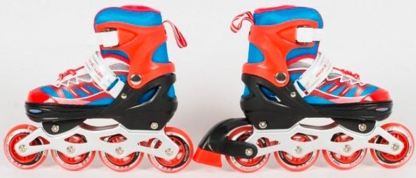 Роликові ковзани Profi A4122-XS-R р. 27-30 червоний