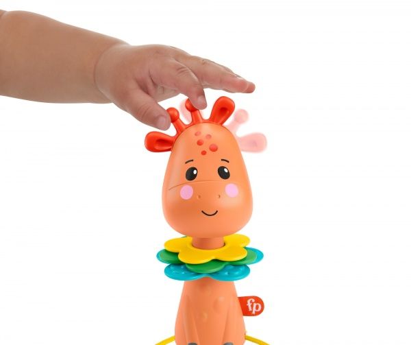 Іграшка-брязкальце Fisher Price Кумедна жирафа GWL65