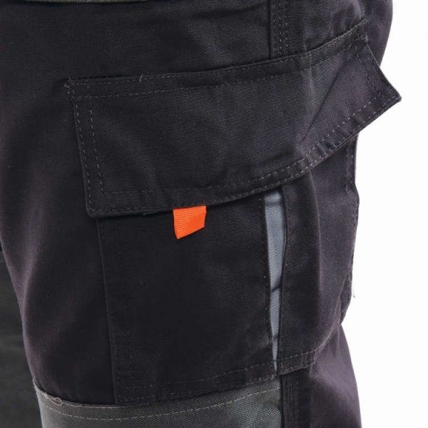 Брюки рабочие YATO р. XL рост универсальный YT-80186 черный с серым