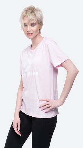 Футболка Converse Star Chevron Center Front Tee 10018569-A24 р. M рожевий