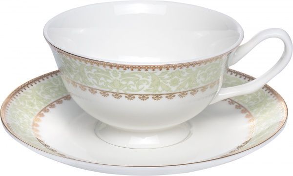 Чашка для кави з блюдцем Verde 100 мл Fiora