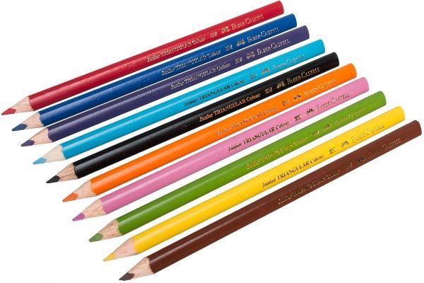 Олівці кольорові Jumbo з чинкою Faber-Castell