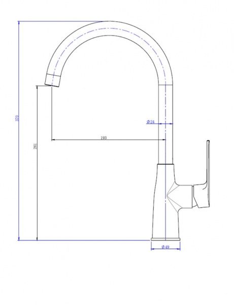 Змішувач для кухні Mixxen Sorrento MXBZ0516