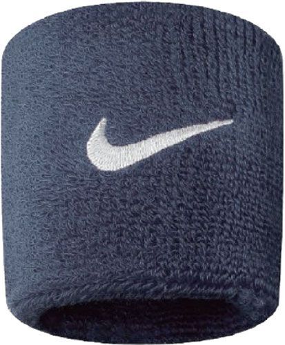 Напульсник Nike р. one size Swoosh Wristbands N.NN.04.416.OS темно-синій