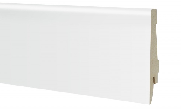 Плинтус скошенный ОМиС белый эко 80x16x2400 мм 