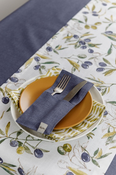 Чохол для приборів La Nuit Oliva Синій 10x24 см 