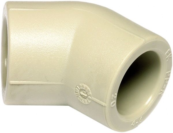 Коліно Wavin Ekoplastik ПП 32х45°