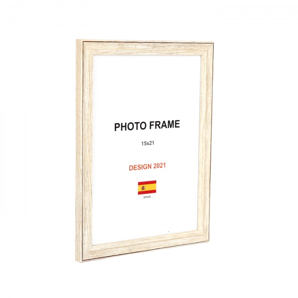 Рамка для фото 1 фото 15x21 см дерево світле 