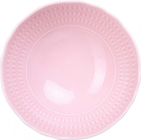 Салатник Sofia 14 см порцеляновий рожевий Cmielow