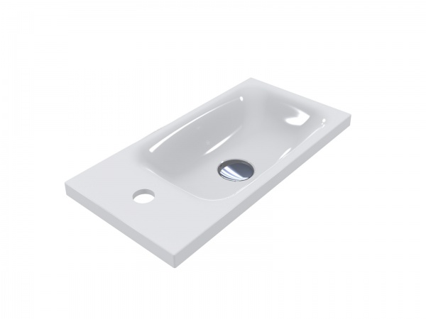 Тумба подвесная ЮВЕНТА Susie - 50 Антрацит с умывальником 