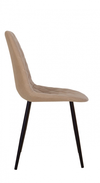 Стул обеденный Nowy Styl LIYA FX BLACK (BOX-2) (CH)AB-05 бежевый / черный