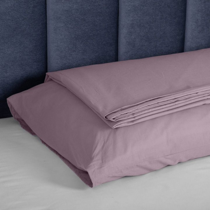 Комплект постельного белья Mono семейный пудровый Luna