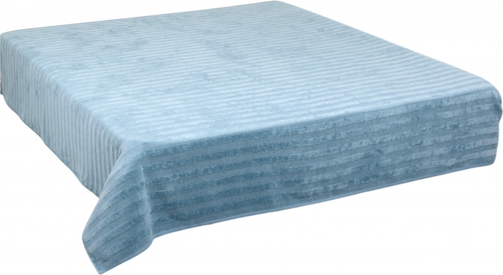 Простыня махровая 160x220 см 371 голубой