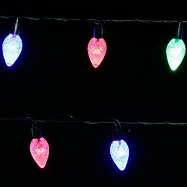 Гирлянда линейная LED 20 ламп 1.5 м разноцветная