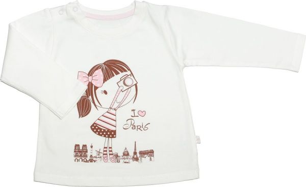 Кофточка детская Фламинго для девочки р.74 молочный 11717255 