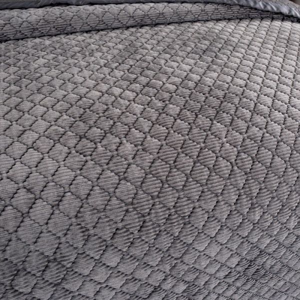 Покрывало Velvet Darby 240x260 см La Nuit тауп 