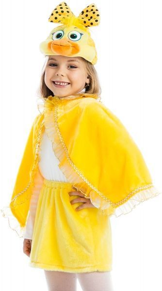 Костюм карнавальний КАРНАВАЛІЯ Качечка 4-7 років р.116-122 жовтий 
