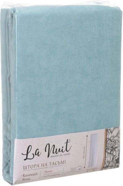 Штора BONA 200х280 светло-голубой La Nuit