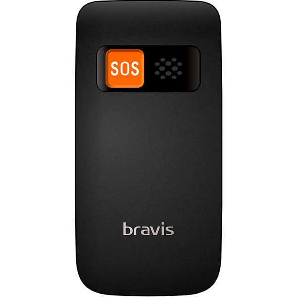 Телефон мобильный Bravis C244 Signal Dual Sim black