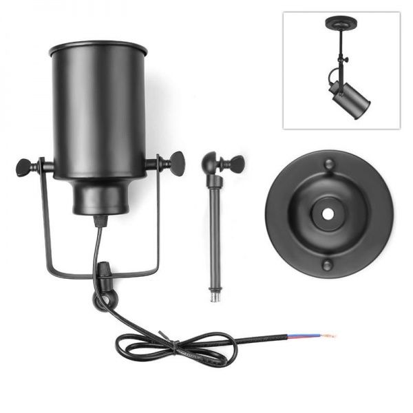 Спот Геотон Арт-1 1x60 Вт E27 черный 48838