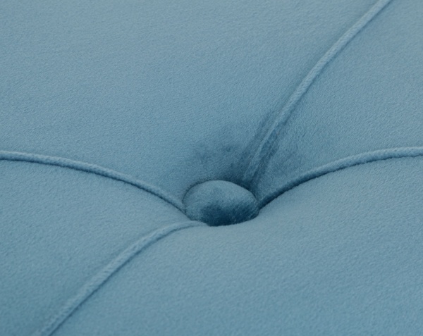 Сундук-пуф Велюр азур 64х35х33 см 