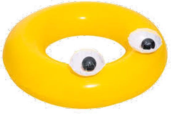 Коло надувне 91 см Очі