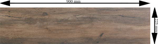 Плитка Allore Group Castana Brown F PR 22,5x90 R Mat 1 