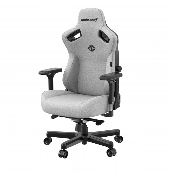Кресло Anda Seat Кресло игровое Anda Seat Kaiser 3 Size XL Grey Fabric (AD12YDC-XL-01-G-PVF) серый 