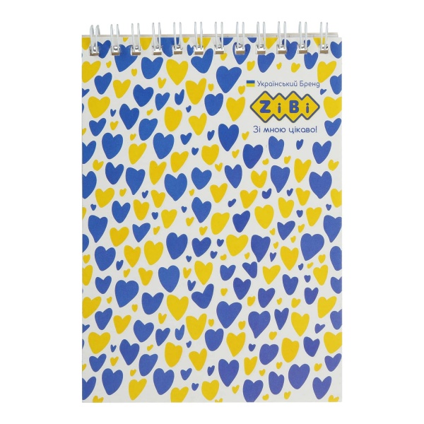 Блокнот Kids Line Patriot Hearts А6 40 листов ZiBi
