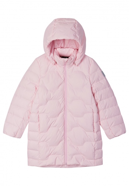 Куртка-пуховик для девочек Reima Loimaa 4010 р.128 светло-розовый 531538 