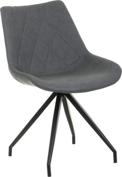 Стул обеденный Бат черный/серый