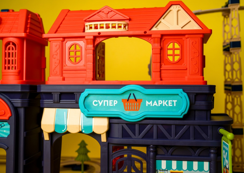 Железная дорога трюковая OTAMANKO Храбрый паровозик 532.02.30