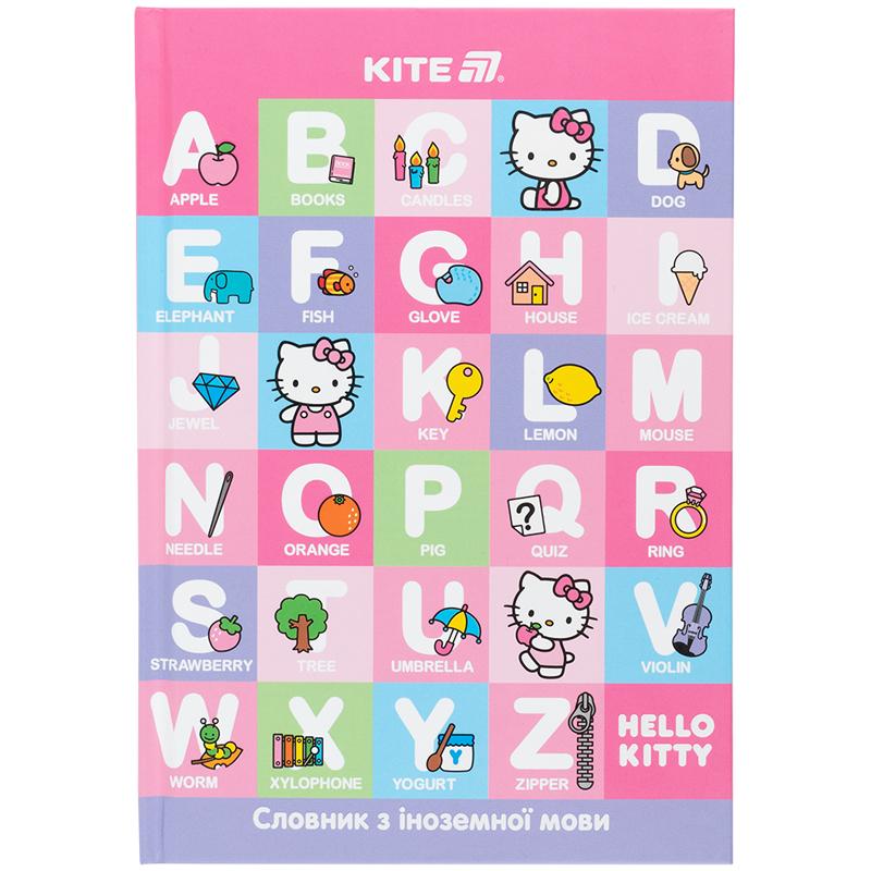 Тетрадь-словарь по иностранному языку 60 лист. Hello Kitty-1 KITE
