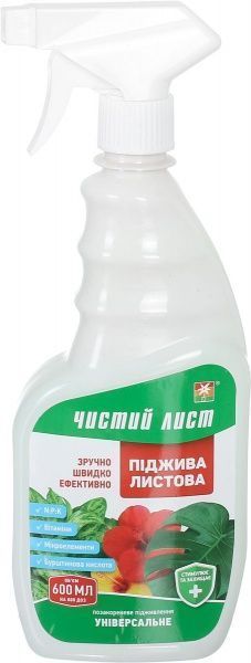 Удобрение минеральное Чистый лист универсальное 600 мл