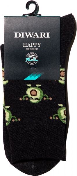Шкарпетки чоловічі Conte DW Happy 17с-151СП 080 р. 27 чорний 