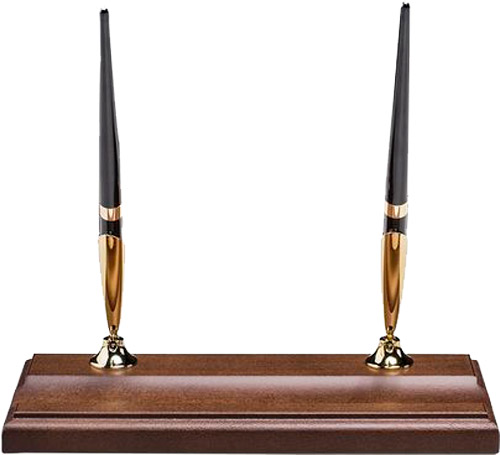 Подставка настольная с двумя ручками орех 1158XDХ