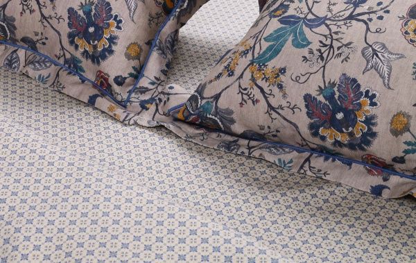 Комплект постельного белья Flores 2 разноцветный Lameirinho 