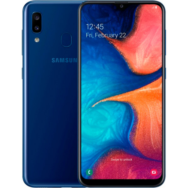 Смартфон Samsung Galaxy A20 2019 SM-A205F 3/32GB Blue (SM-A205FZBV)