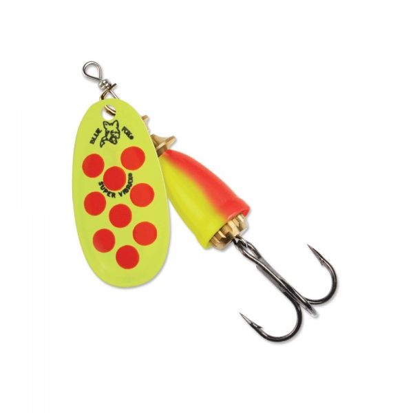 Блесна Blue Fox BFS 3 CLN VIBRAX HOT PEPPER, 6см 8 г желтый