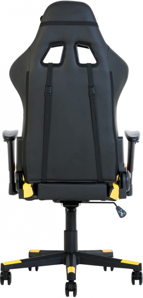 Кресло Nowy Styl HEXTER ML R1D TILT PL70 ECO/01 BLACK/YELLOW FR черный/желтый 