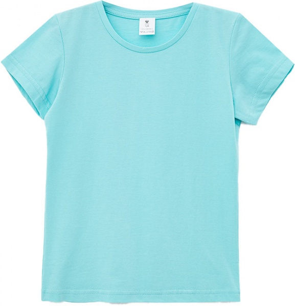 Футболка для девочек Роза р.140 светло-бирюзовый 201206 