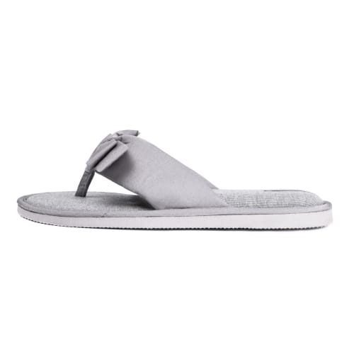 Тапки домашние Twins HS-VL Flip flops бант 7147 серый 