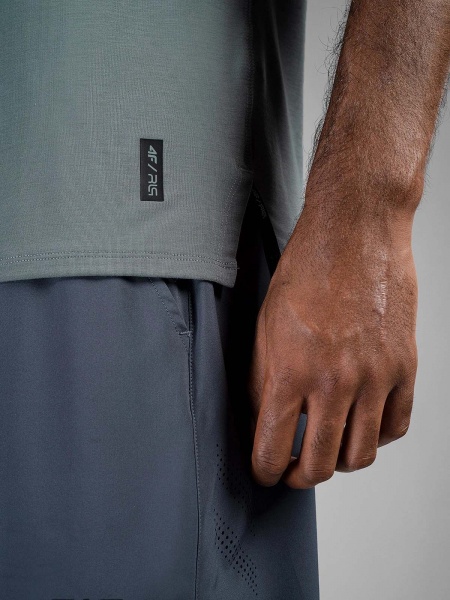 Майка 4F TSHIRT FNK M255 RL9AW22TFTSM255-27S р.L сірий