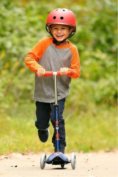 Самокат Micro Mobillity Systems Mini Micro deluxe navy blue темно-синий ММD073 