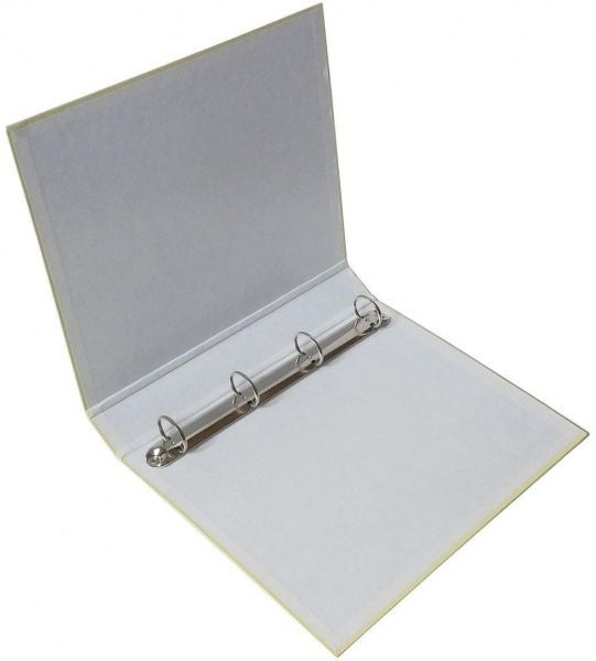 Папка 4 кільця 25мм А4, ЛЮКС,ассорті